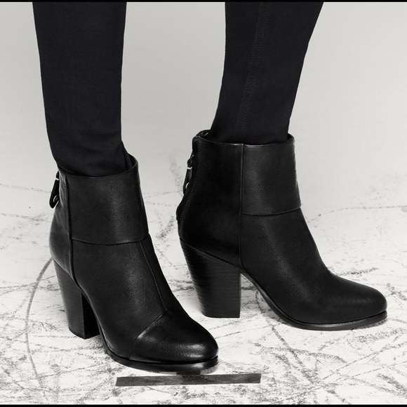 Rag & Bone Newbury boot. Black. Size 37 - Picture 3 of 7